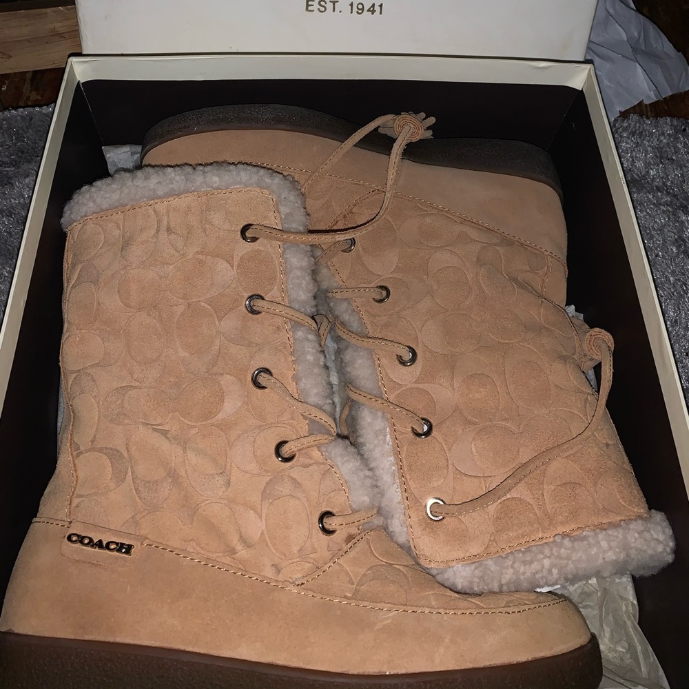 Coach Suede Tuesday Boots